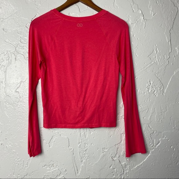 Calia Crop long sleeve Pink top - Picture 6 of 9